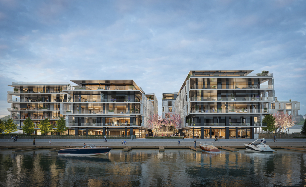 Bay Residences Prague – pohled z Vltavy